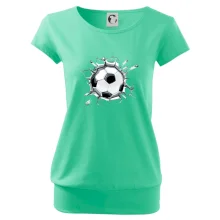 Futbalová lopta v triku