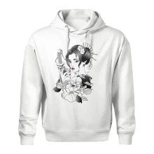 Japonsko - žena s červenými ústami Japonsko - žena s červenými ústami