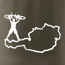 Cyklista - Mapa Rakúska