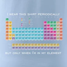 I wear this shirt periodically but only when I'm in my element