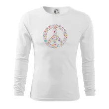 Peace symbol lístočky