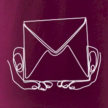 Obálka pôšták jedným ťahom