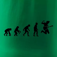 Evolúcia gitarista - výskok Evolúcia gitarista - výskok