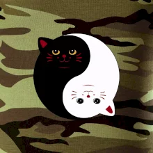 Mačky jin jang farebné Mačky jin jang farebné