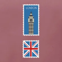 Londýn známka farebná