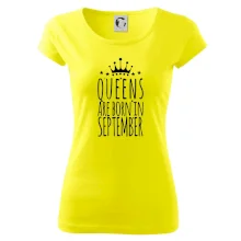Queens are born in September