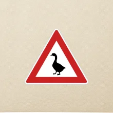 Dopravná značka - Pozor hus