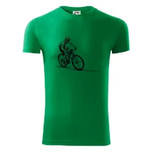 MTB kreslený cyklista MTB kreslený cyklista