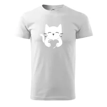 Mačka drží srdce Mačka drží srdce