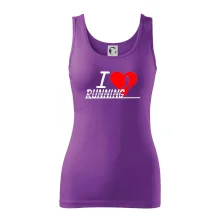 I love running dievča