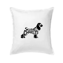 Kavalier king Charles španiel nápis v tele