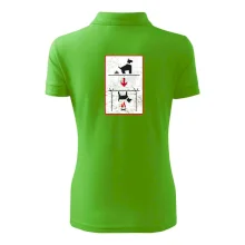 Tričko pre odporcov sraní na chodníku