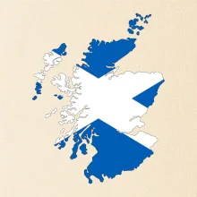 Skotsko mapa