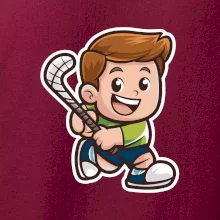 Ikona pozemný hokej chlapec