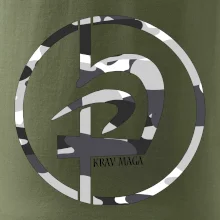 Krav maga  maskáčový nápis