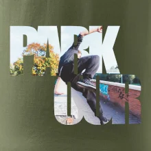 Parkour nápis v meste