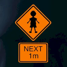 Pozor člověk next 1m (Moňas) Pozor člověk next 1m (Moňas)