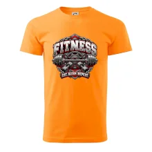 Fitness činka a závažia eat sleep repeat