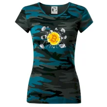 Bitcoin v tričku Bitcoin v tričku