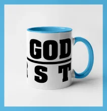 Put God first hrubý nápis