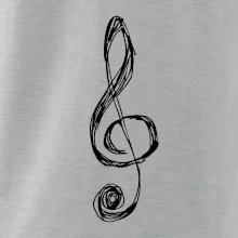 Husľový kľúč kreslený