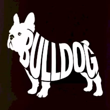 Bulldog nápis v tele