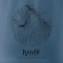 Kriváň - vrstevnice v kruhu