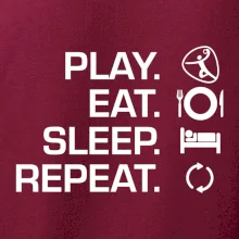 Play Eat Sleep Repeat hádzaná
