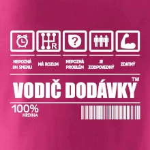 Čiarový kód - Vodič dodávky