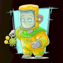 Vesmírny vojak zelený