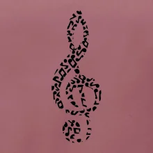 Husľový kľúč z nôt Husľový kľúč z nôt