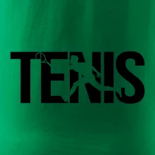 Tenis nápis silueta