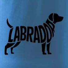 Labrador nápis v tele