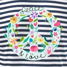 Peace and love symbol