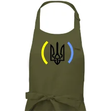 Ukrajina trojzubec s farbami Ukrajina trojzubec s farbami