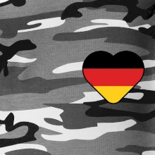 Germany love prso - Nemecká vlajka