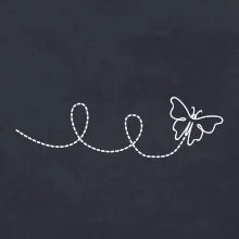 Dráha letu motýľa - slučka