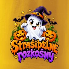 Strašidelne rozkošný duch s tekvicami