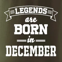 Legends are born in December