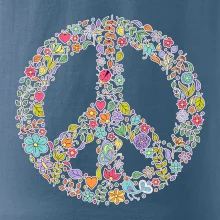 Peace symbol lístočky