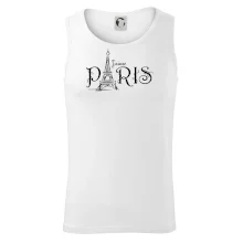 Paris nápis Eiffelovka rovný Paris nápis Eiffelovka rovný