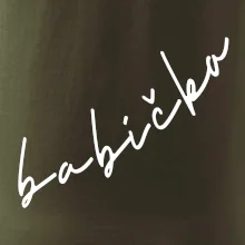 Mikina babička s menami detí