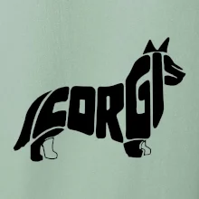 Corgi - nápis v tele