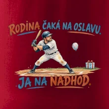 Rodina čaká na oslavu ja na nadhod