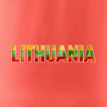 Lithuania - nápis vlajka Lithuania - nápis vlajka