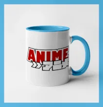 Anime nápis červený