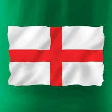 Anglická vlajka vejúca