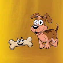 Parové tričko - Pes a kosť