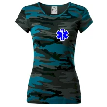 Rescue - Hviezda na prsníku + nápis na chrbte Rescue - Hviezda na prsníku + nápis na chrbte