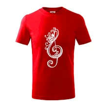 Husľový kľúč kvety